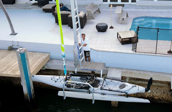 kayak boat lift